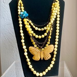 Lucky Brand Yellow Necklace